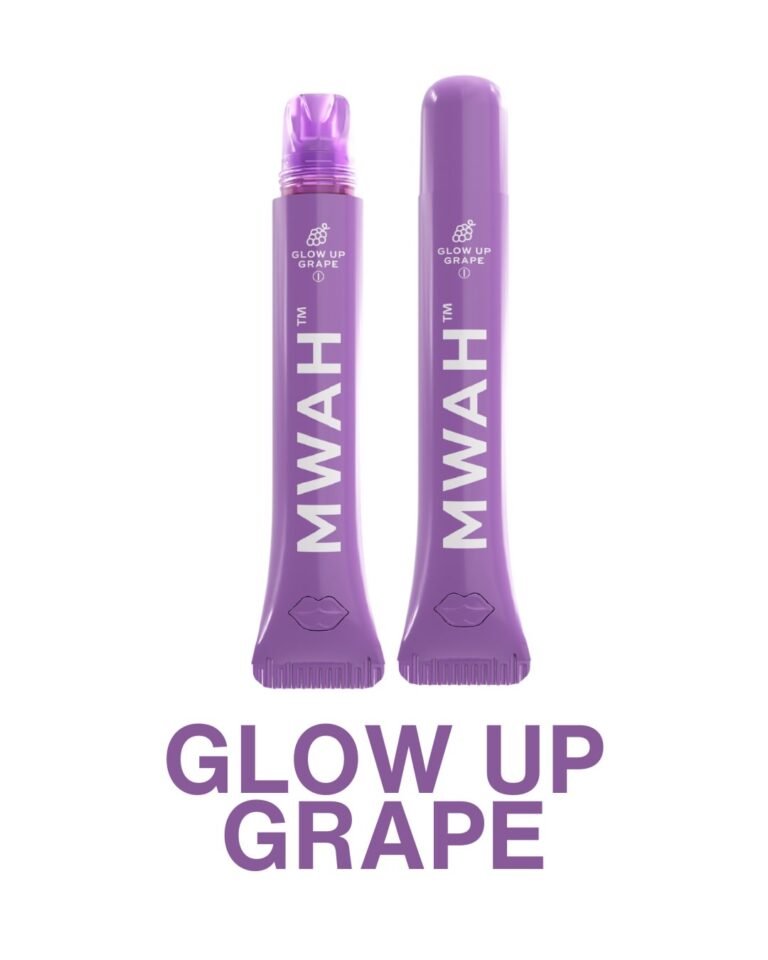 Mwah Glow Up Grape lip gloss disposable