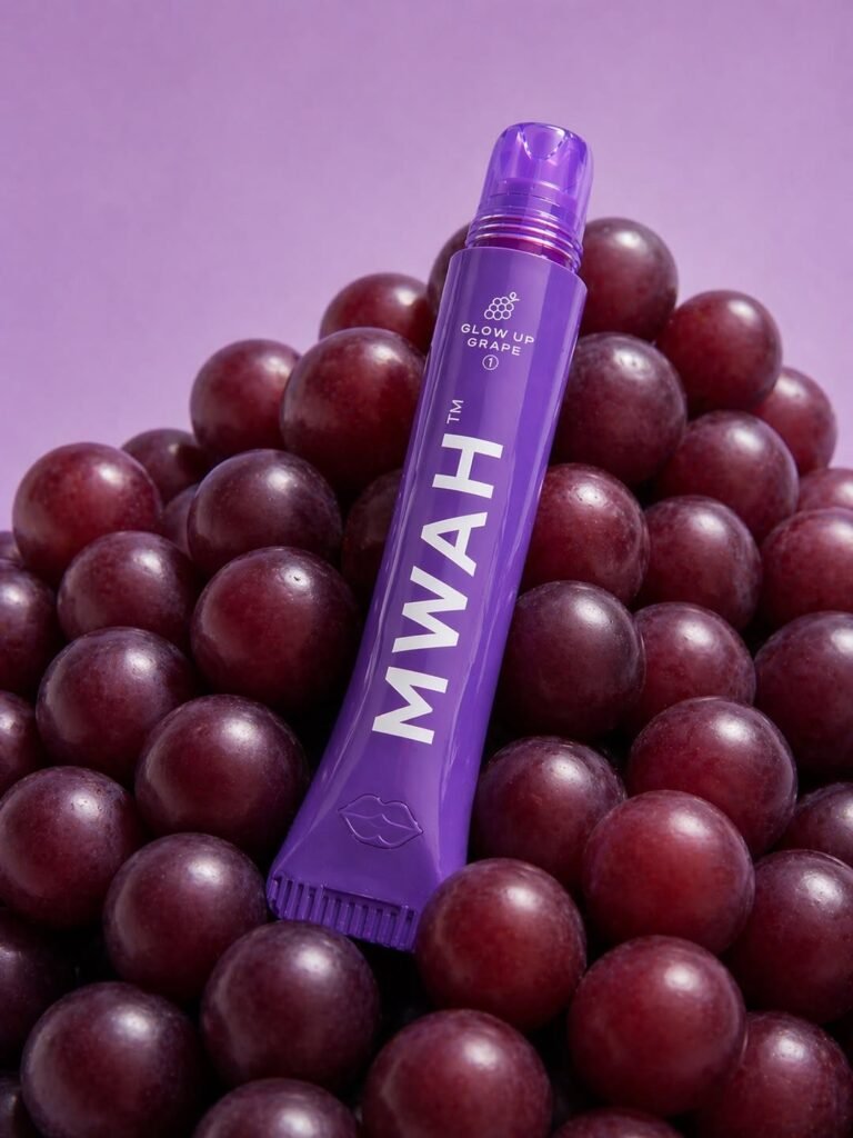 Mwah Glow Up Grape lip gloss disposable