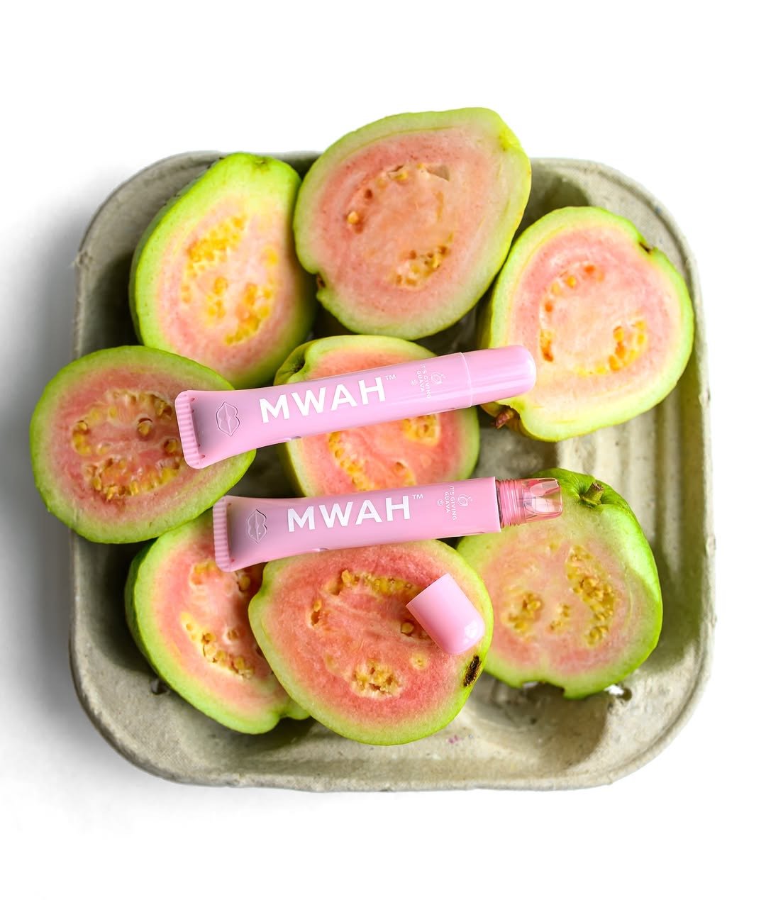 Mwah It’s Giving Guava lip gloss disposable