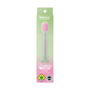 Mwah Strawberry Matcha lip gloss disposable